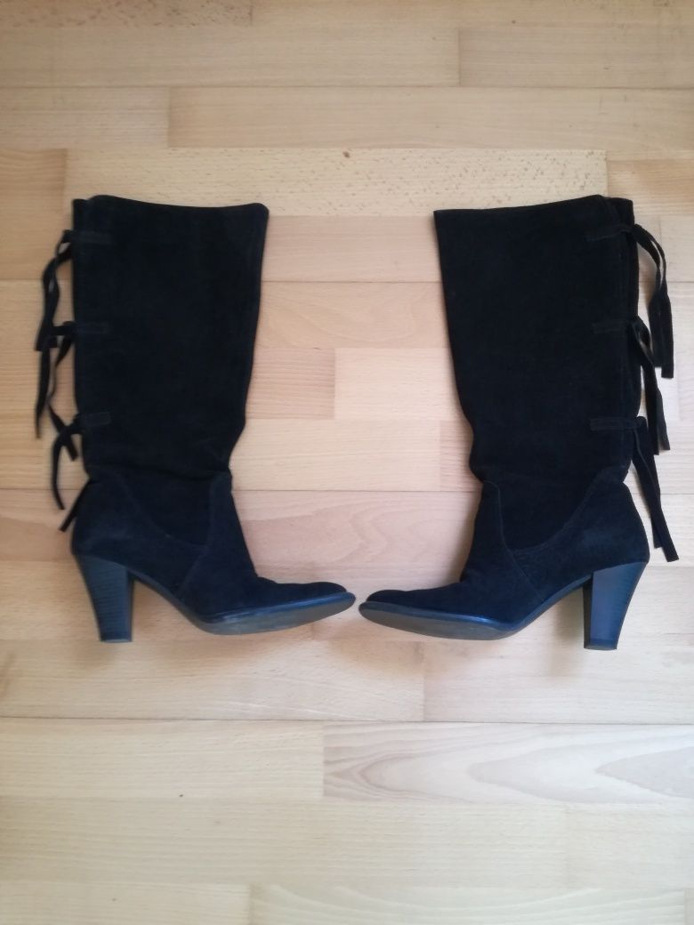 Botas altas pretas Seaside