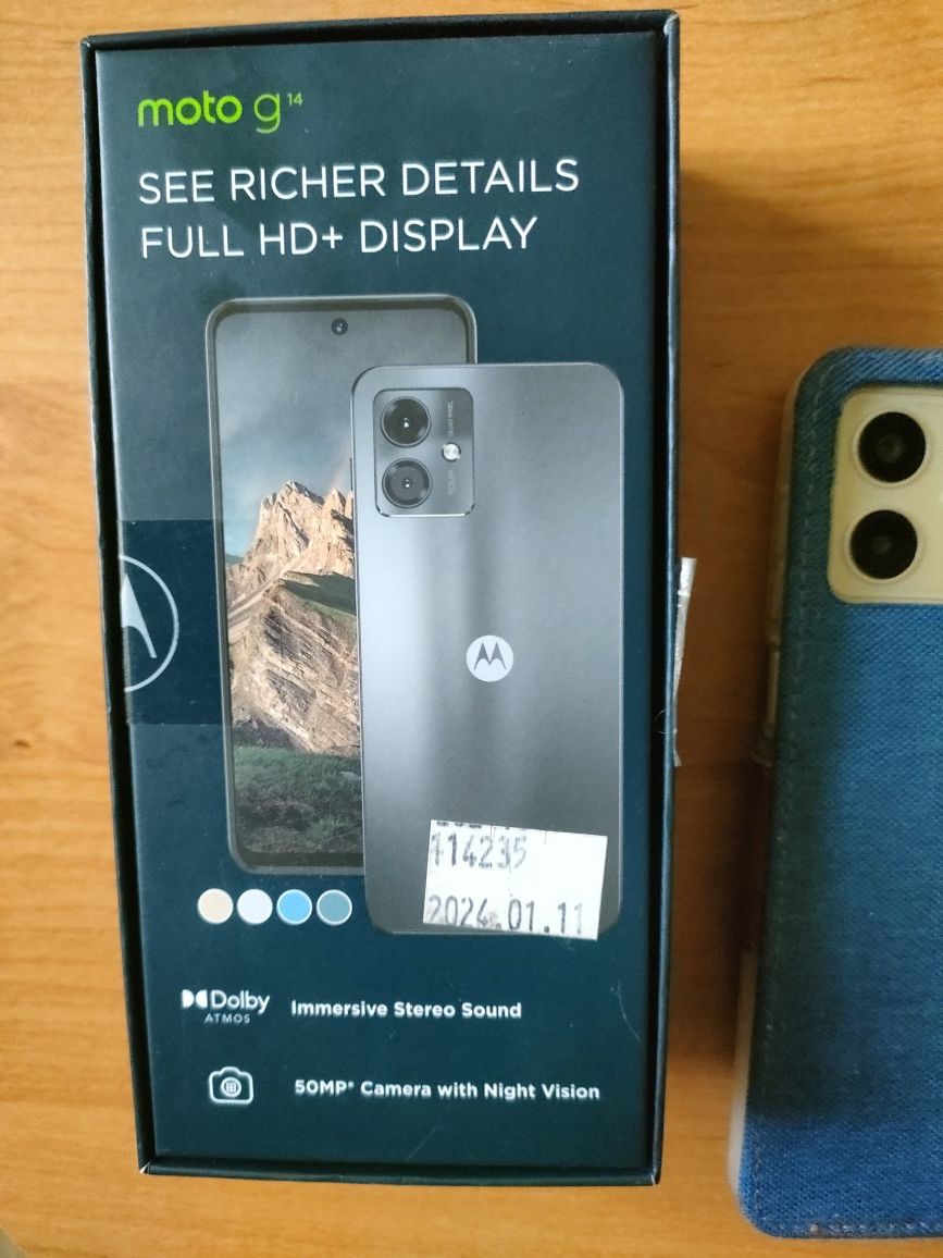 Motorola g14 na gwarancji.