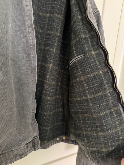 Great Condition Carhartt Detroit J97 Black Petrol - XL