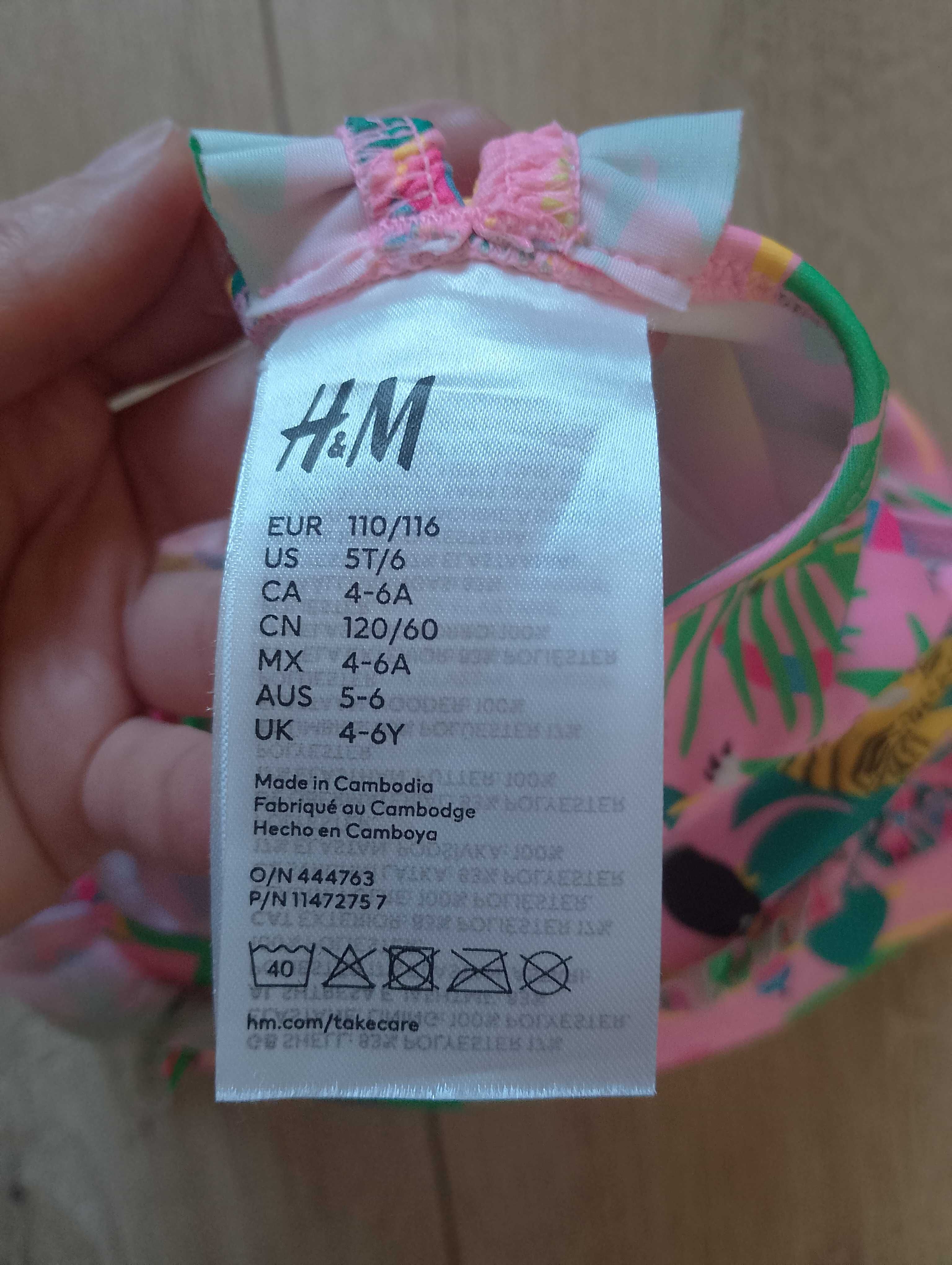 H&M Strój kąpielowy dla dziewczynki 110/116