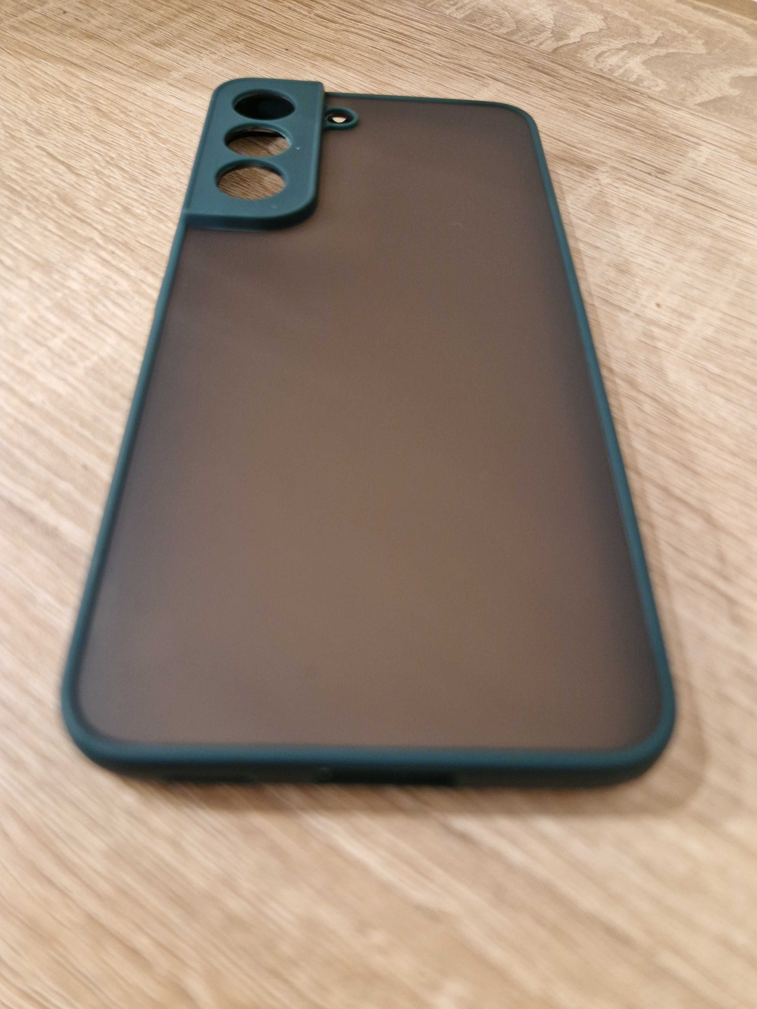 Etui Vennus Color Button Bumper do Samsung Galaxy S22 Plus Zielony