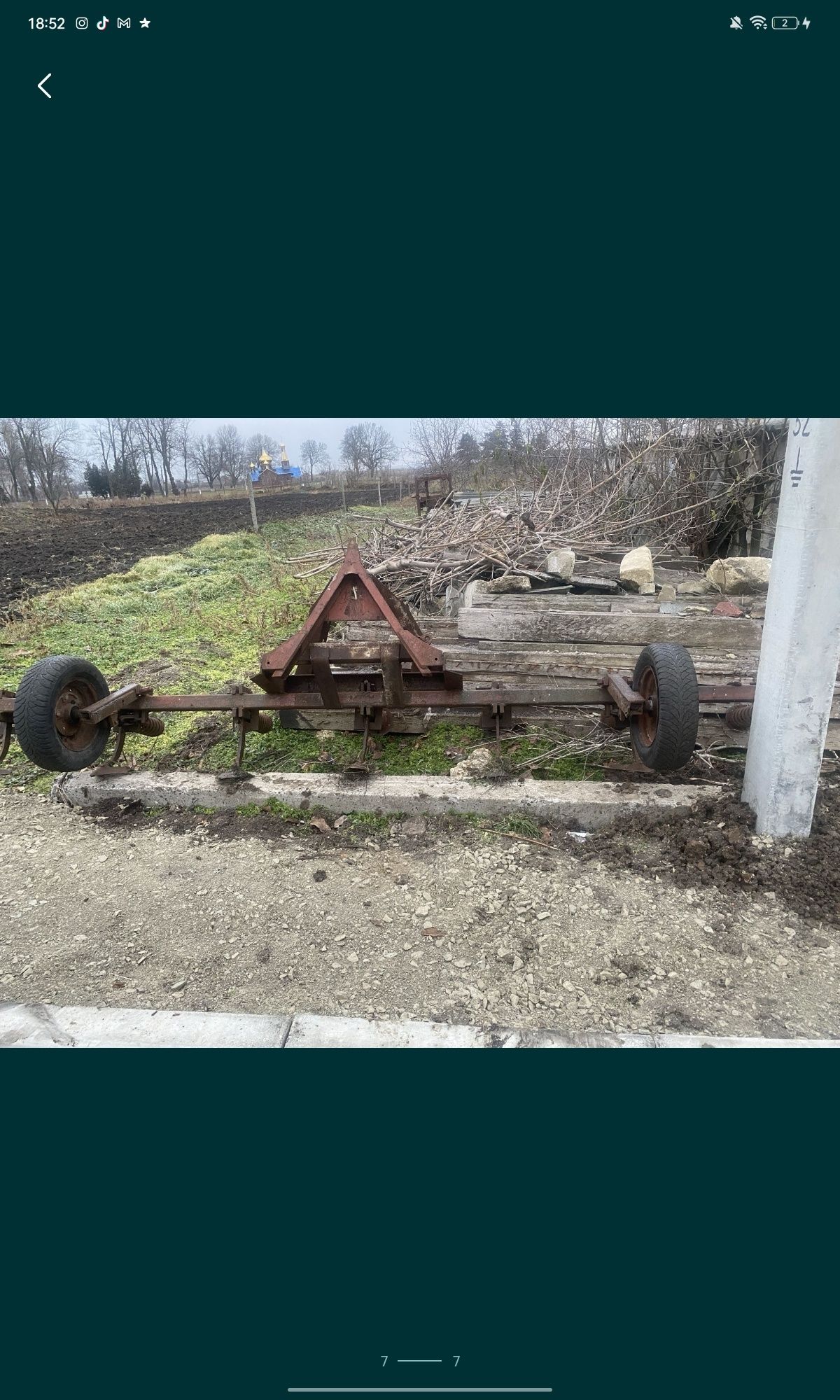 Продам культиватор 6 рядовий навісний