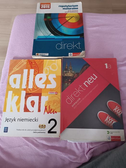 Zestaw książek alles klar, repetutorium maturalne i direkt neu OKAZJA