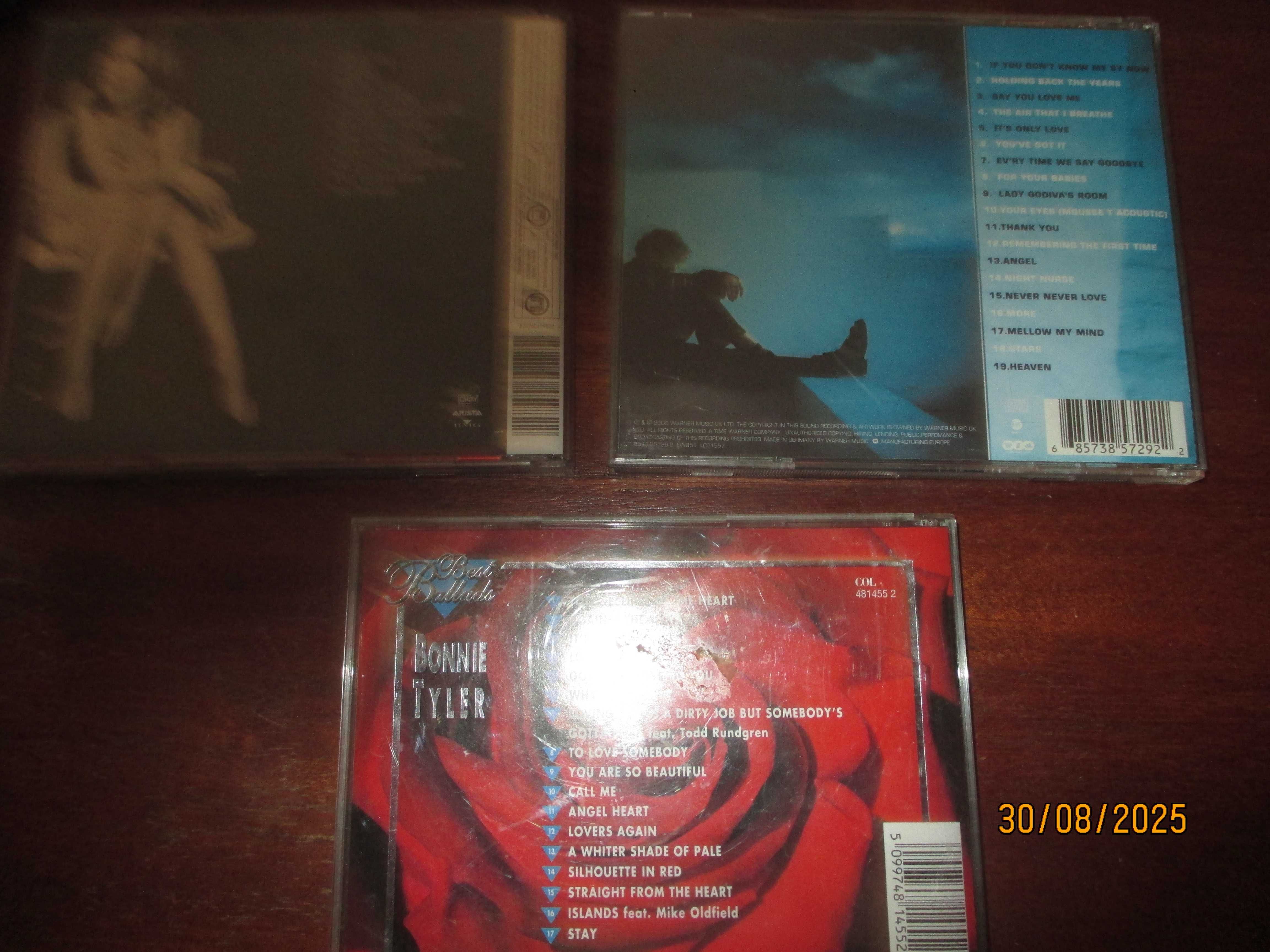 3 cd's - Simply Red, Dido e Bonnie Tyler