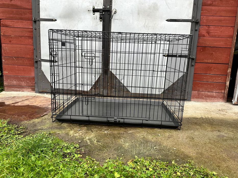Metalowa Klatka Kennel dla Psa XL 107 x 68,5 x 75 cm