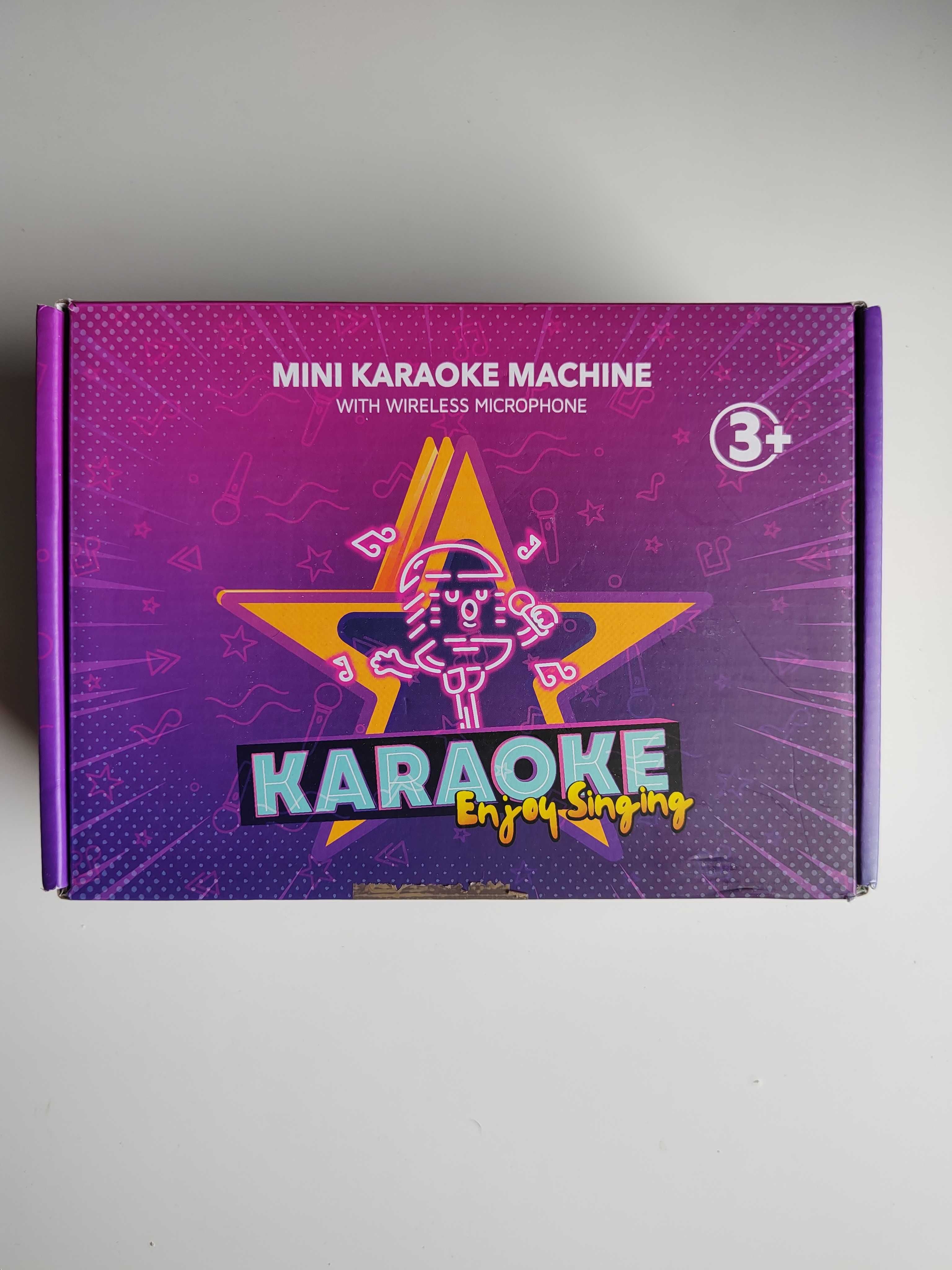 Głośnik mini karaoke machine z mikrofonami dla dzieci/dorosłych