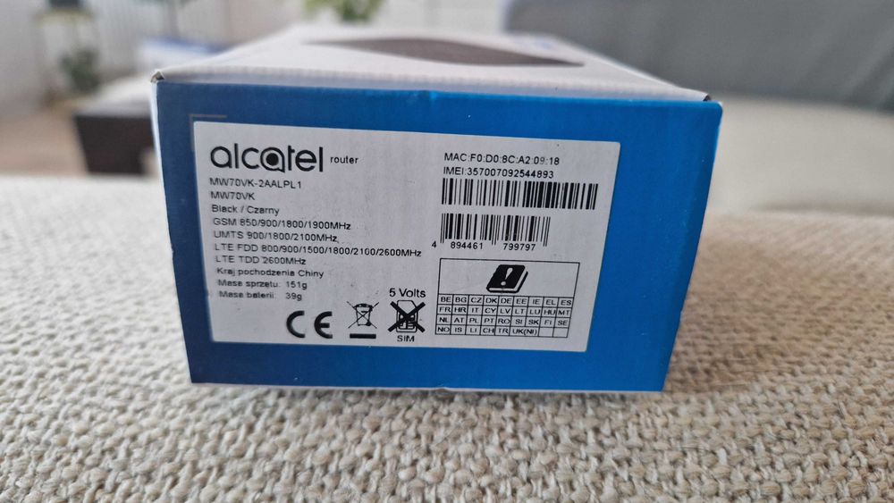 Bezprzewodowy modem Alcatel Link Zone