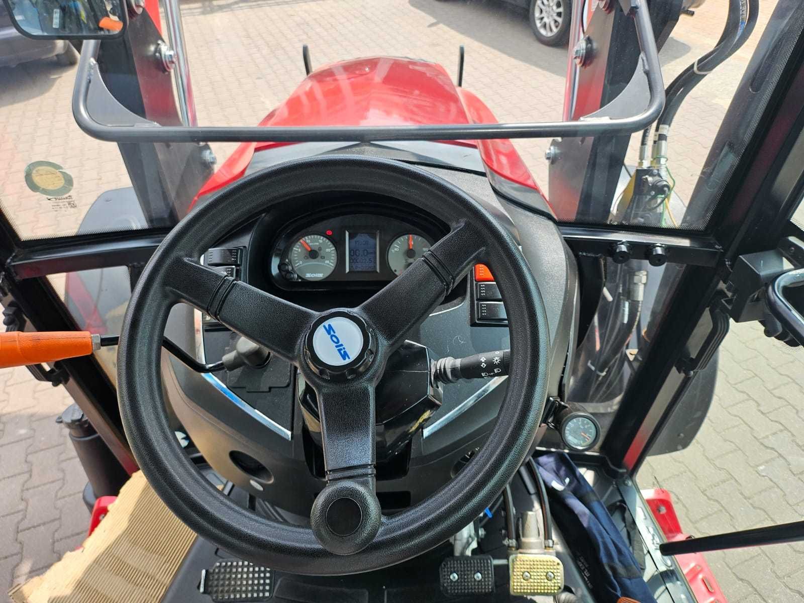 CZERWONY! Ciągnik traktor Solis S75 z ładowaczem 1300 kg - 5 lat gwar