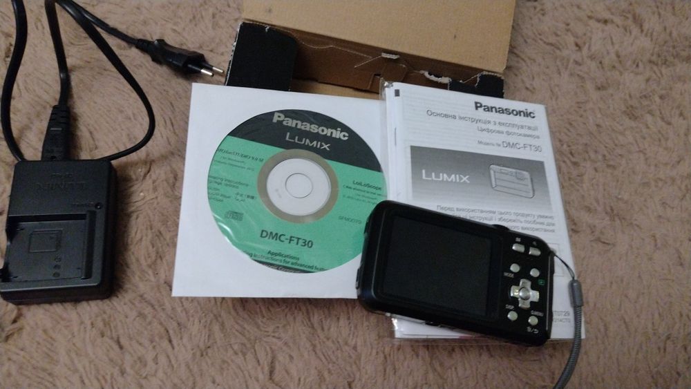 Фотоапарат цифровий Panasonic DMC-FT30 цифровой фотоаппарат мыльница