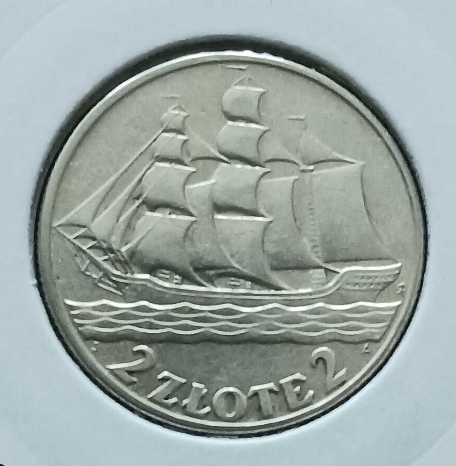 2 zł Żaglowiec - nr. 11 - Cudeńko - srebro -