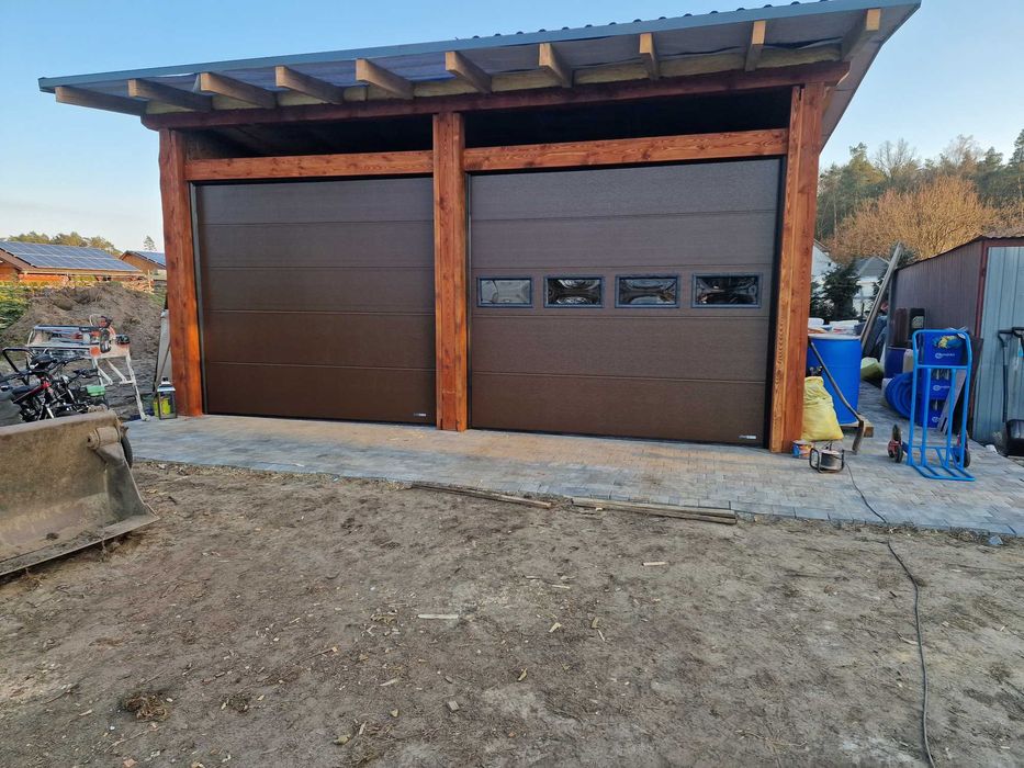 Brama garażowa brąz 3000x2250