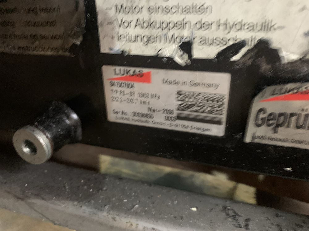 POMPA HYDRAULICZNA strażacka elektryczna lucas
