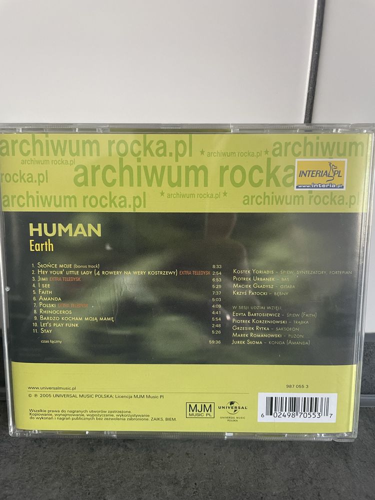 Human Earth CD Kostek Yoriadis Słońce Moje CD