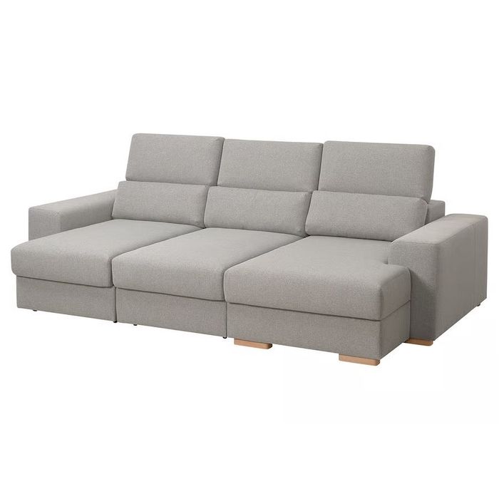 Sofá 3 lugares com chaise longue