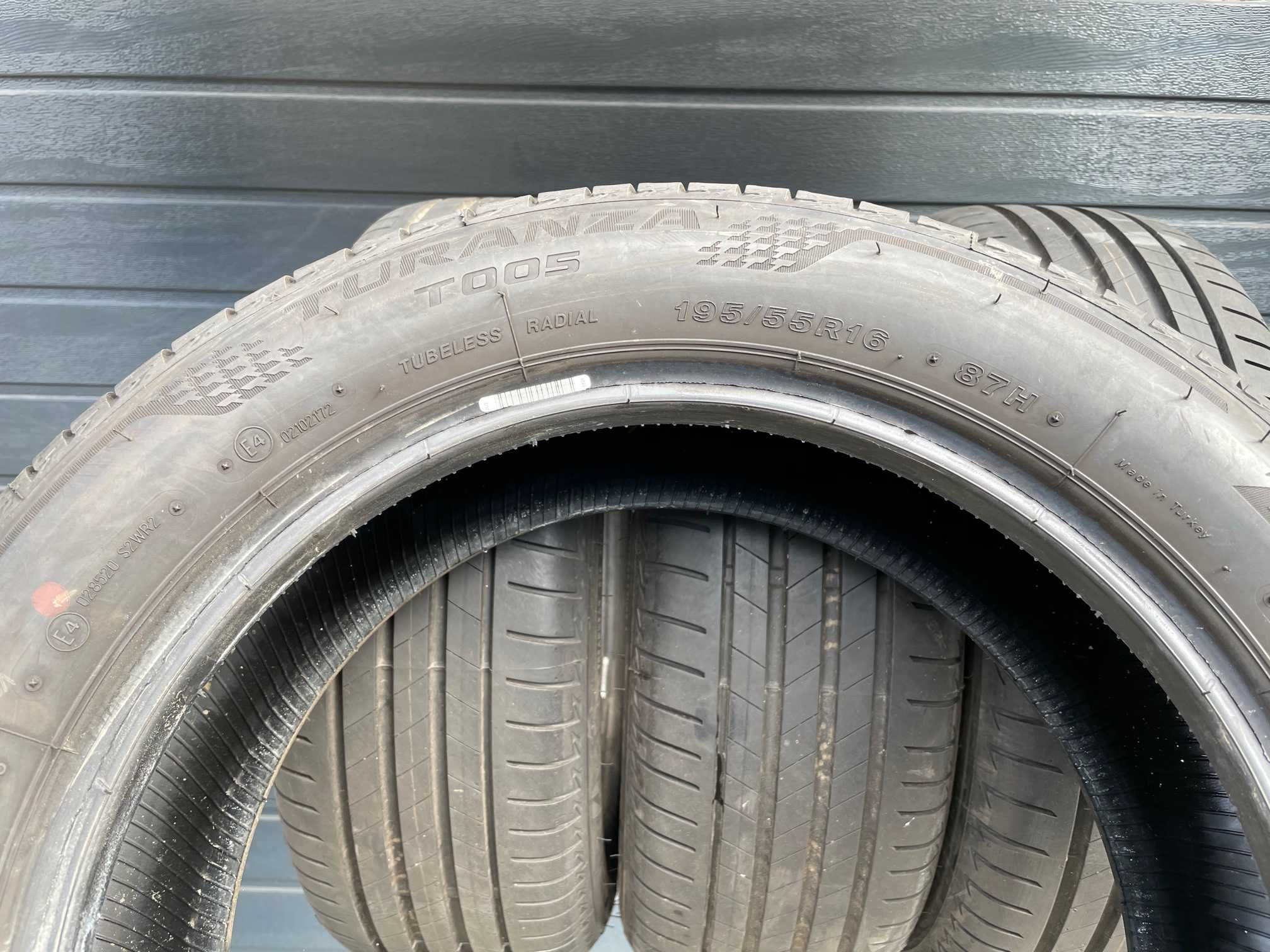 195/55R16 Opony letnie BRIDGESTONE 2020r DEMO dot 3420 T005 Turanza