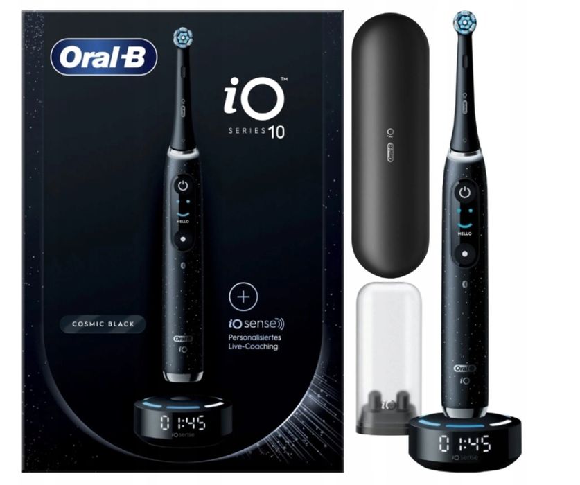 szczoteczka elektryczna oral-b io 10 cosmic black jak nowa + gratis