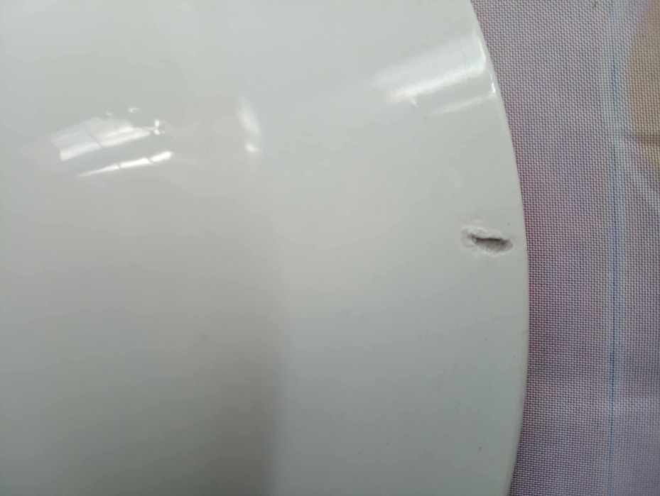 Talerz dekoracyjny fajans Włocławek PRL