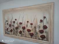 Quadro a óleo tulipas