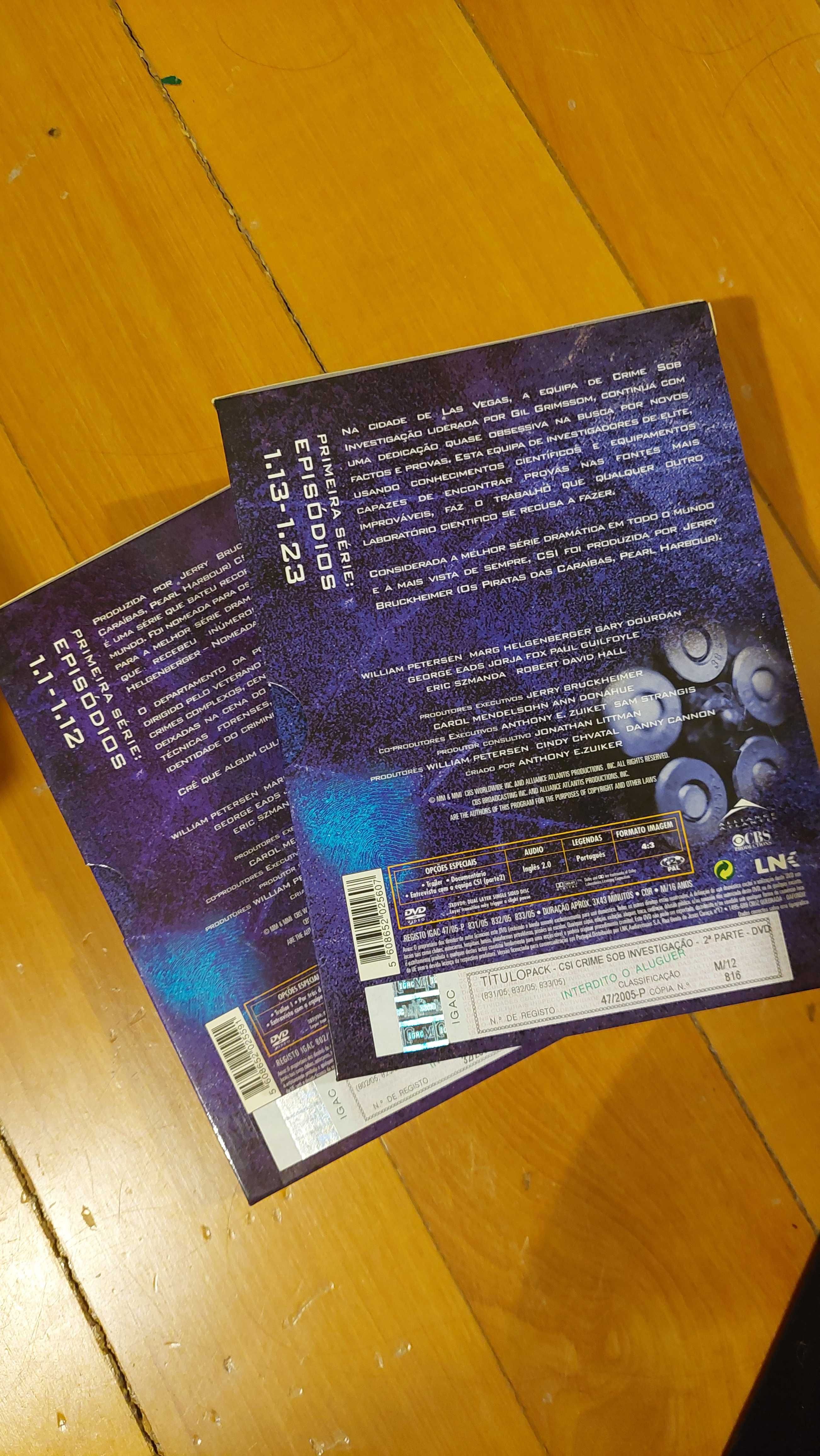 Dvd's CSI - temporada 1