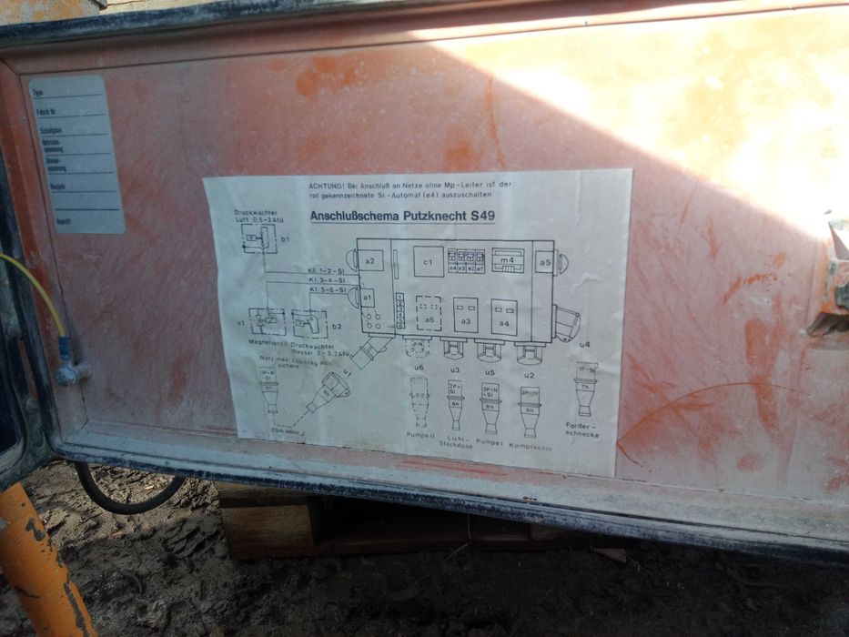 Agregat tynkarski Putzknecht S49 do remontu fv VAT (netto 2500)