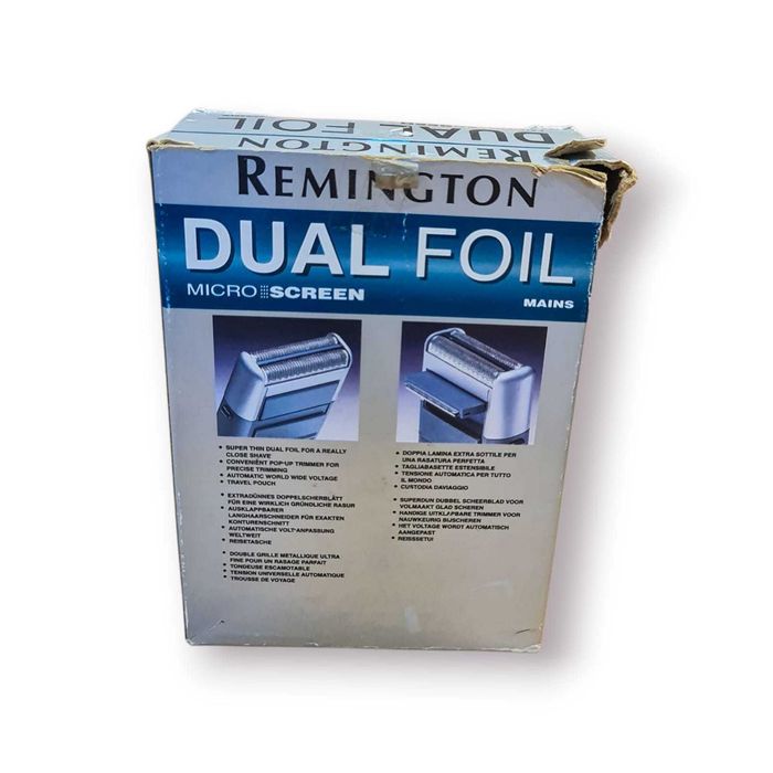 Máquina Barbear Remington Dual Foil Microscreen – Nova(apenas testada)