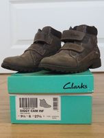 Skórzane chłopięce buty clarks rozmiar 27,5