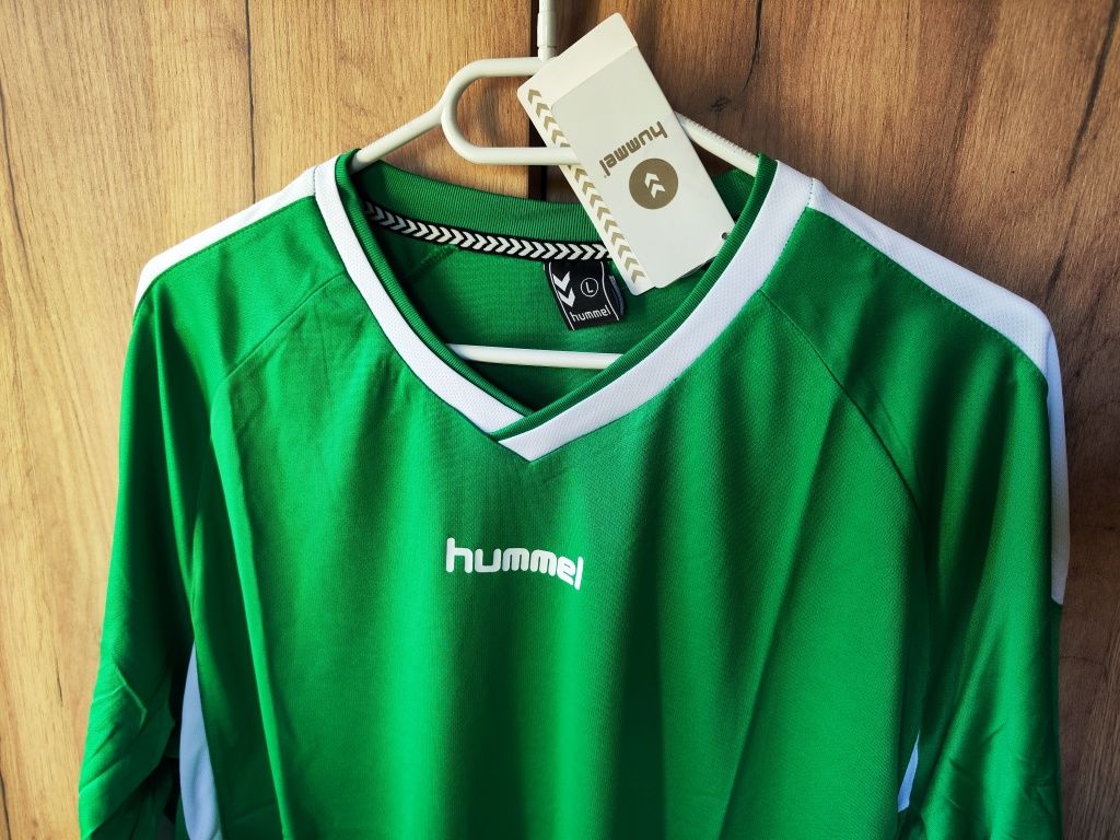 Koszulka sportowa z długim rękawem Hummel, rozmiar L, nowa z metką. Wy