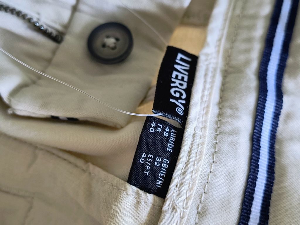 Spodnie męskie chinos slim fit Lidl r. 48