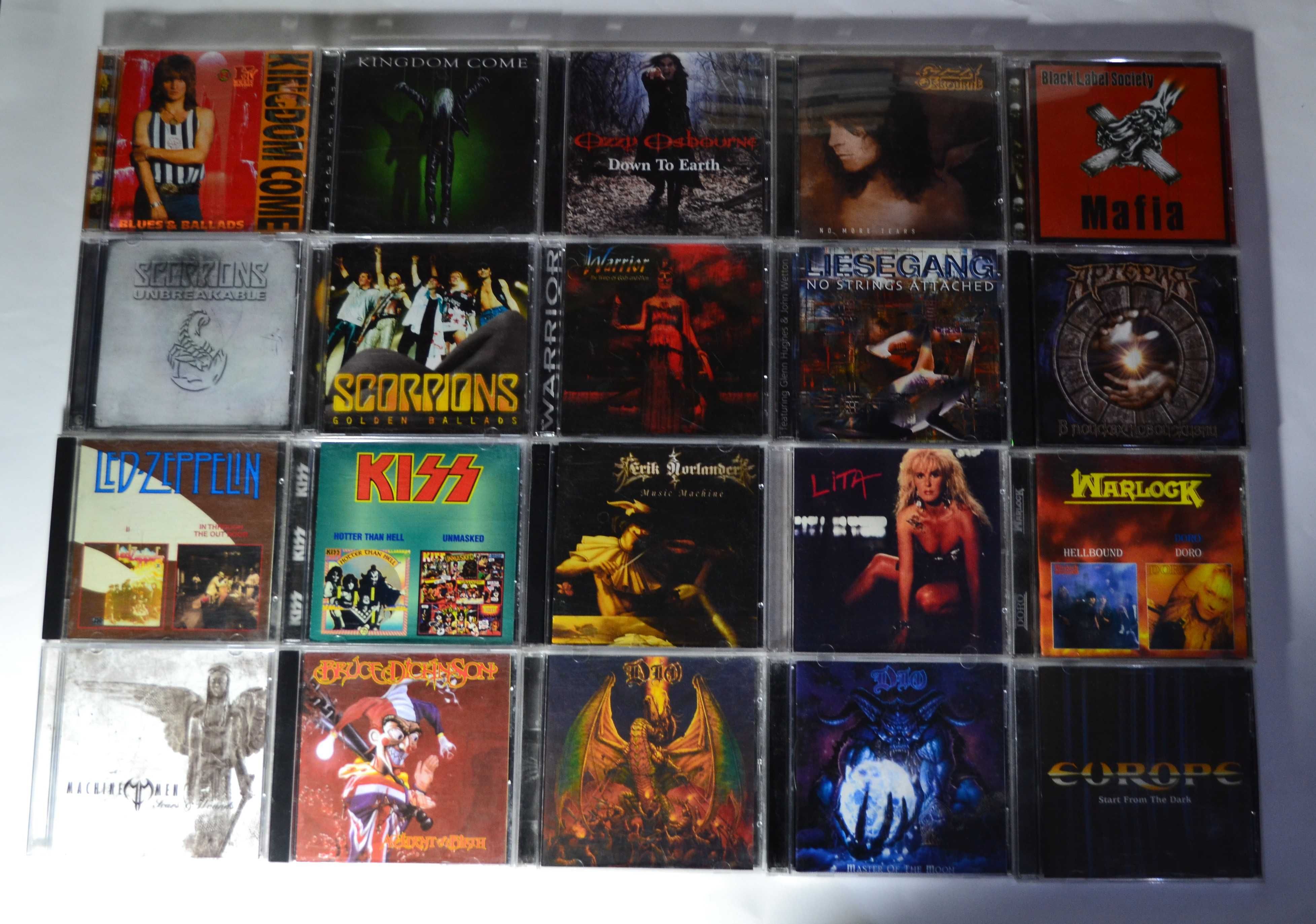 Коллекция CD дисков жанра рок/металл.