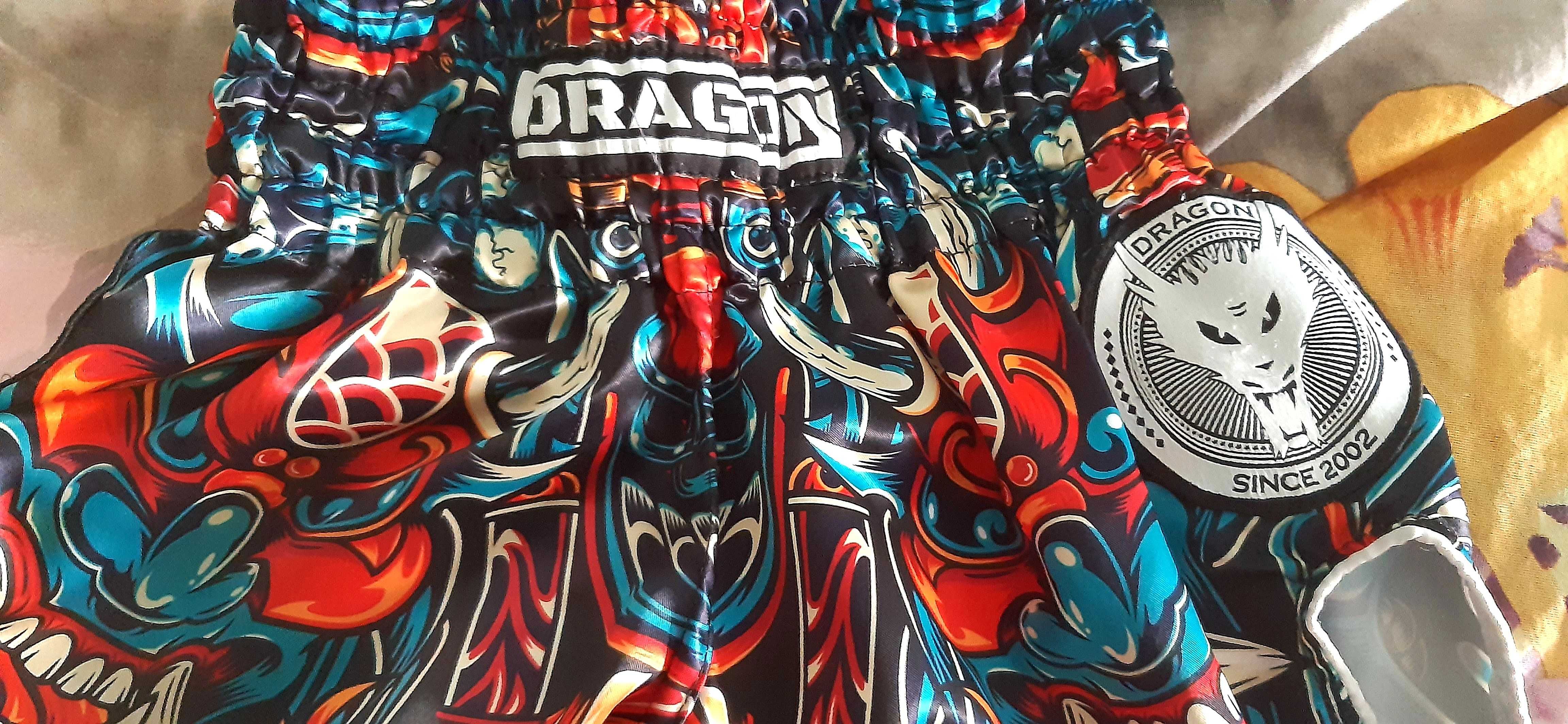 Spodenki muay thai treningowe Dragon rozm. XS