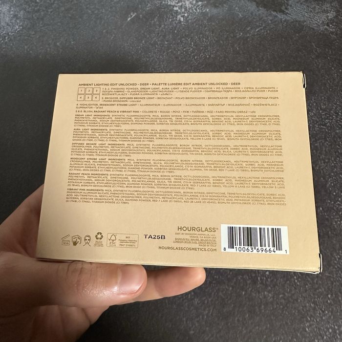 Нова лімітована палітра Hourglass Ambient palette Deer Олень