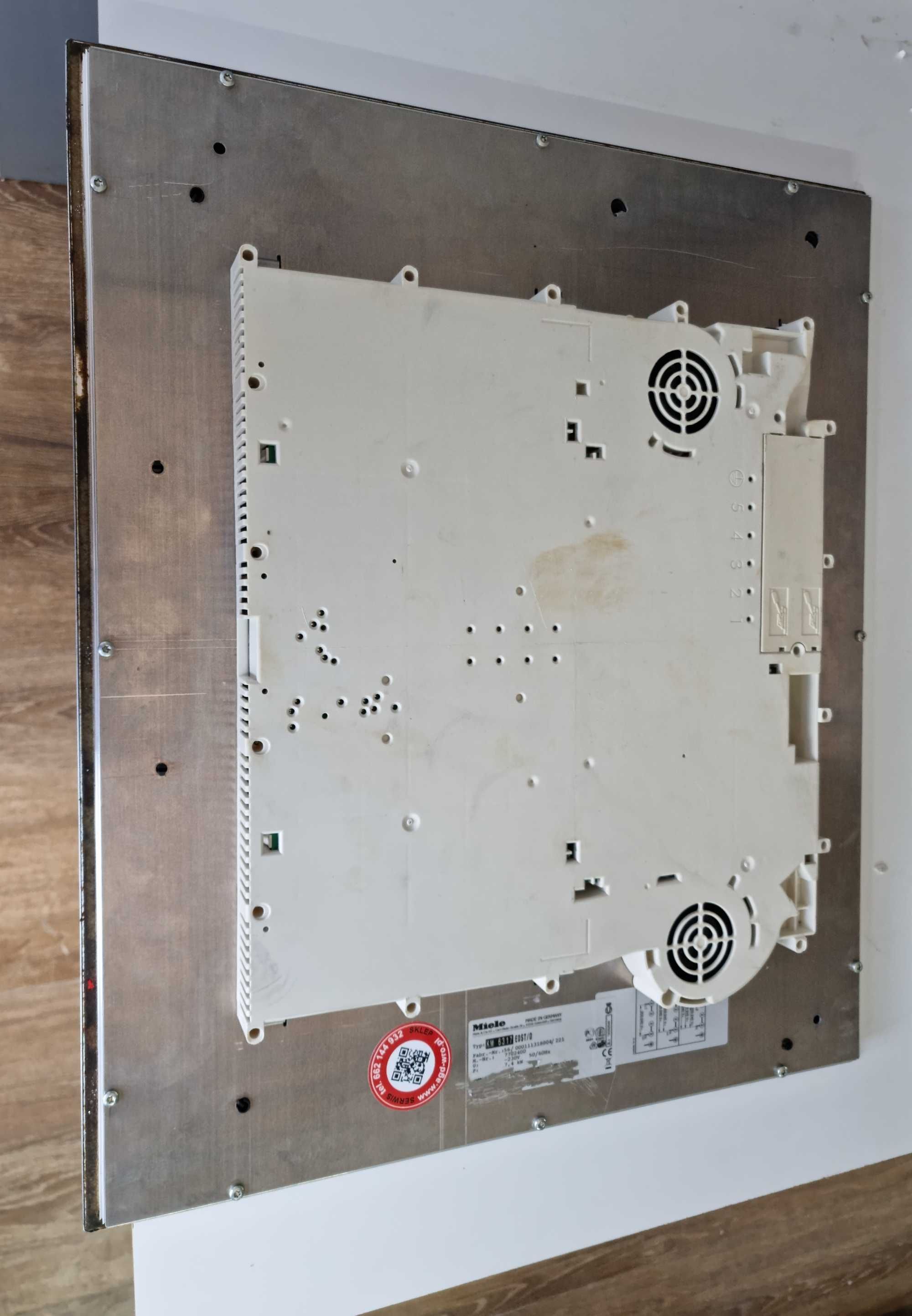 Płyta indukcyjna z ramką Miele KM 6317, szer. 61,4 cm, TwinBooster