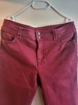 Spodnie bordowe jeans