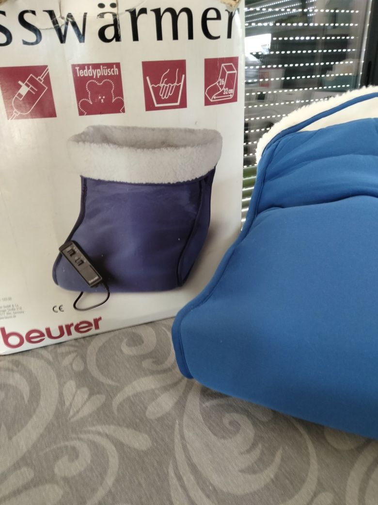 Aquecedor Pés/Pantufa Eléctrico Beurer