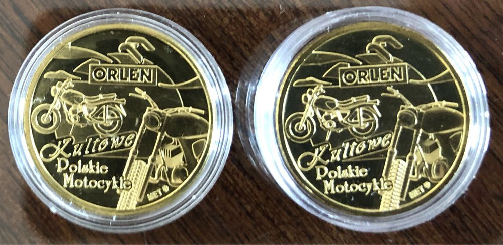 Monety kultowe polskie motocykle