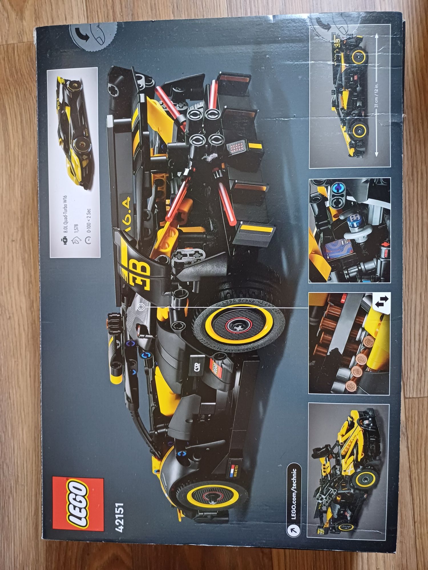 Конструктор LEGO Technic Bugatti Bolide