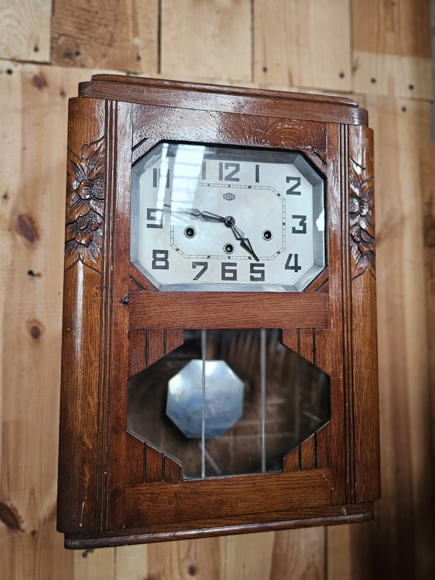 ODO lata 20  6 strunowy zegar ścienny #1087 Stylowy Węgrów