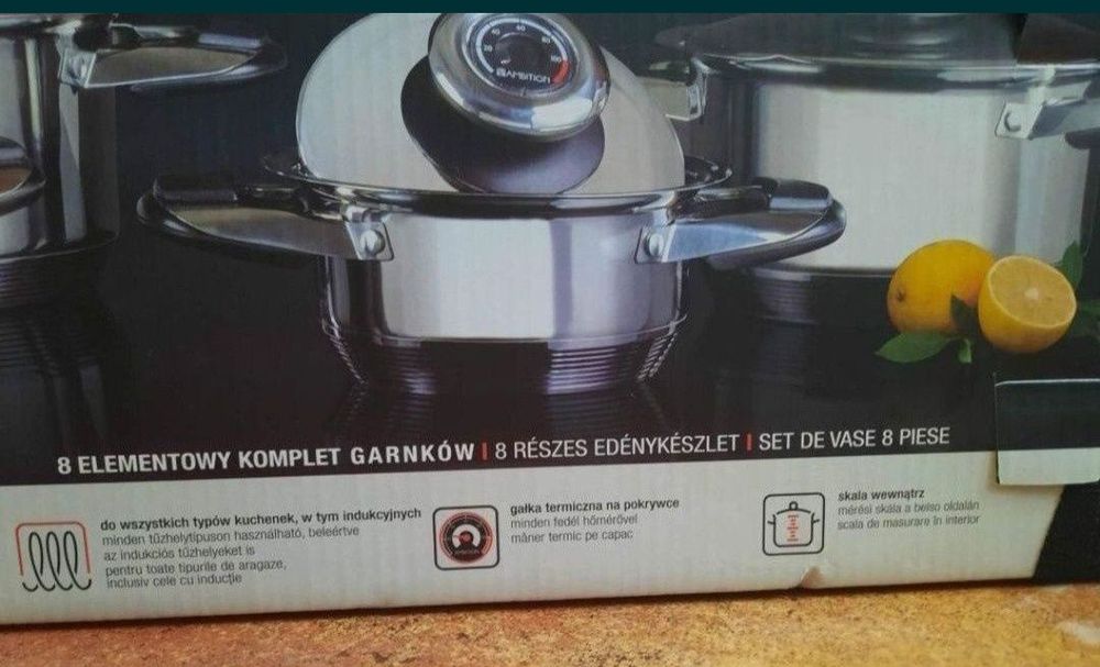Nowe garnki Ambition indukcja