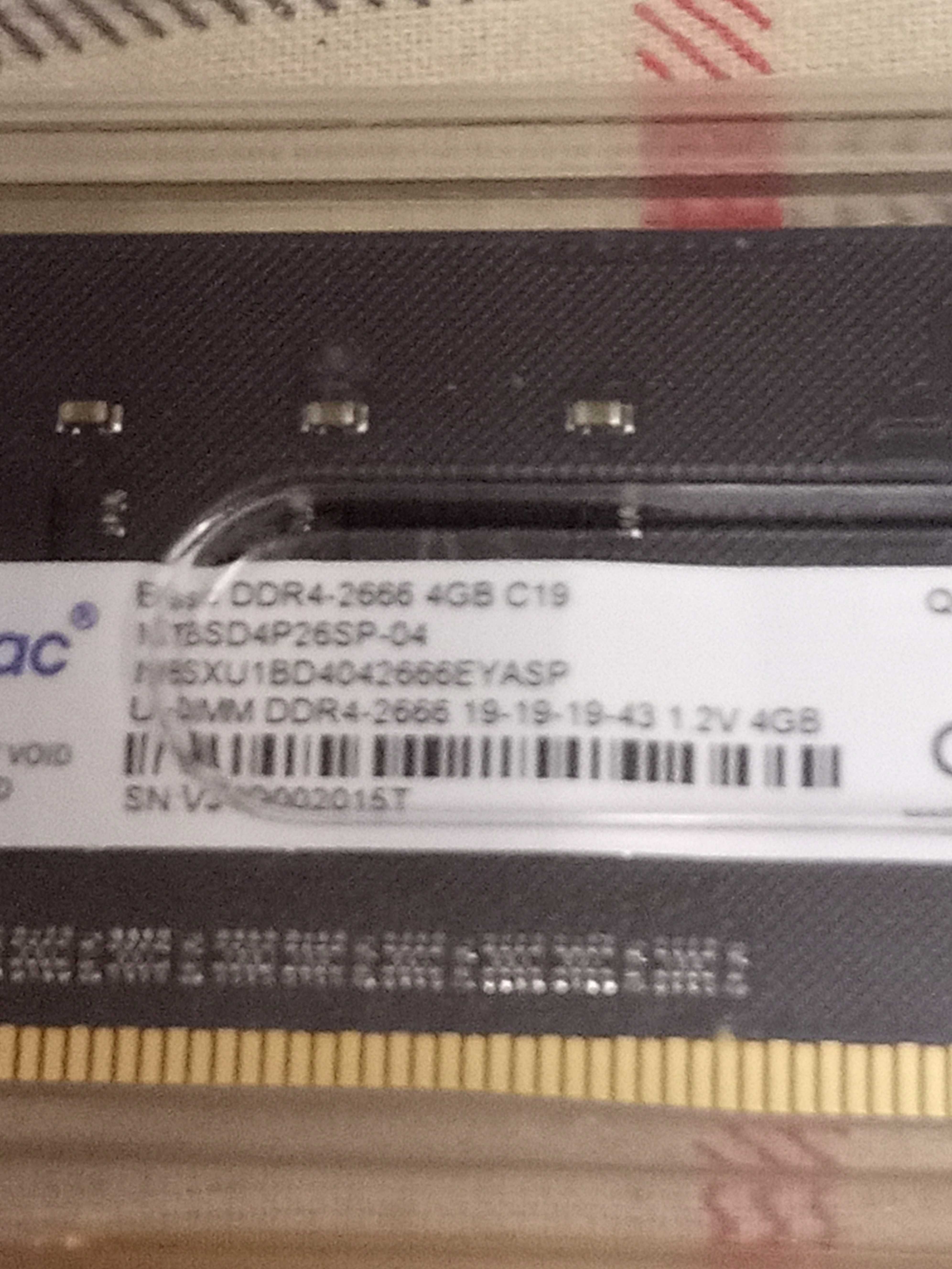Оперативная память DDR4 2666 mhz 4Gb
