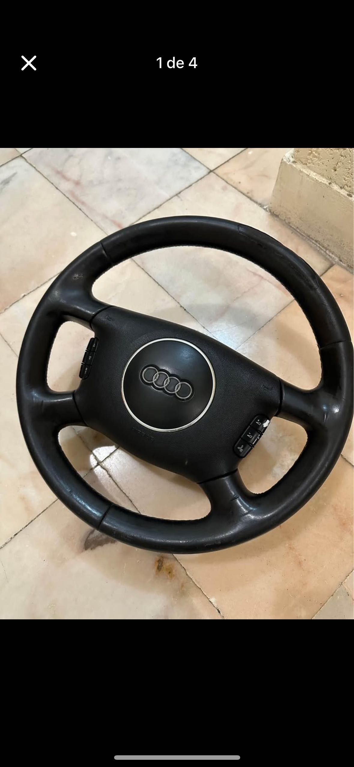 Volante audi a4 b6 com airbag e comandos