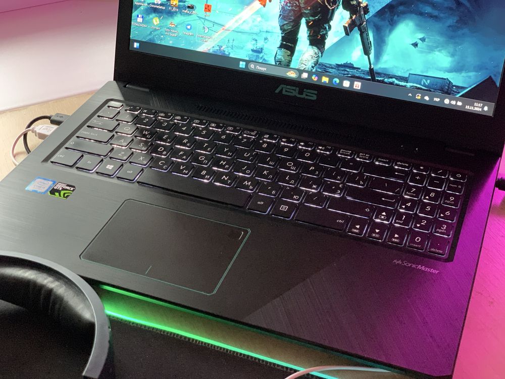 Игровой ноутбук мощный Asus как новый Для ЗСУ скидка 10%