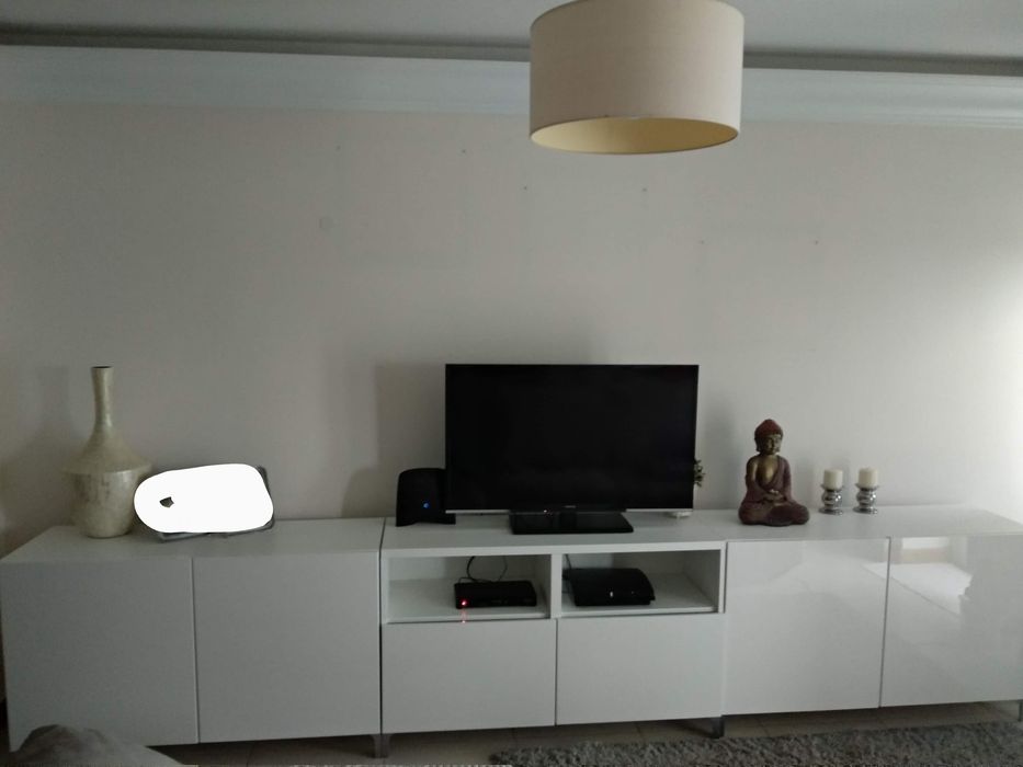 Combinação de arrumação c/portas, branco/Selsviken branco/brilhante

C