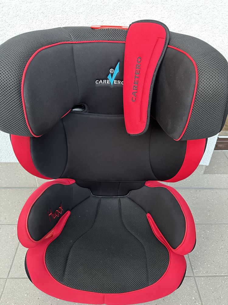 Fotellik Caretero Huggi ISOFIX 15-36 kg czerwony
