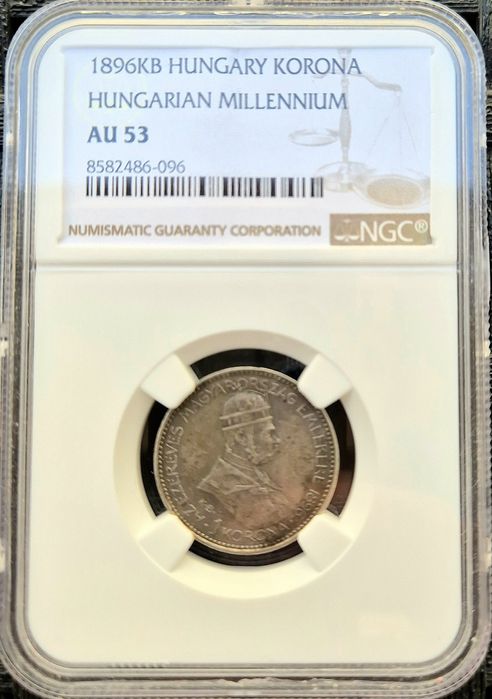 Rzadka moneta z wizerunkiem Franciszka I Józefa z 1896r - grading NGC