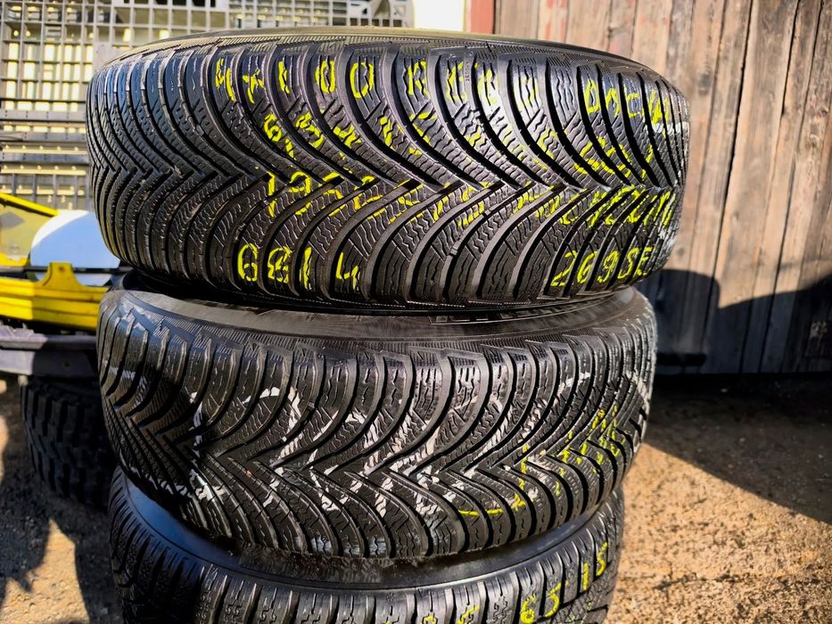 195/65R15 Opony Zimowe Zima MICHELIN ALPIN 5 6,5mm Legnica ALU-RAD 195/65