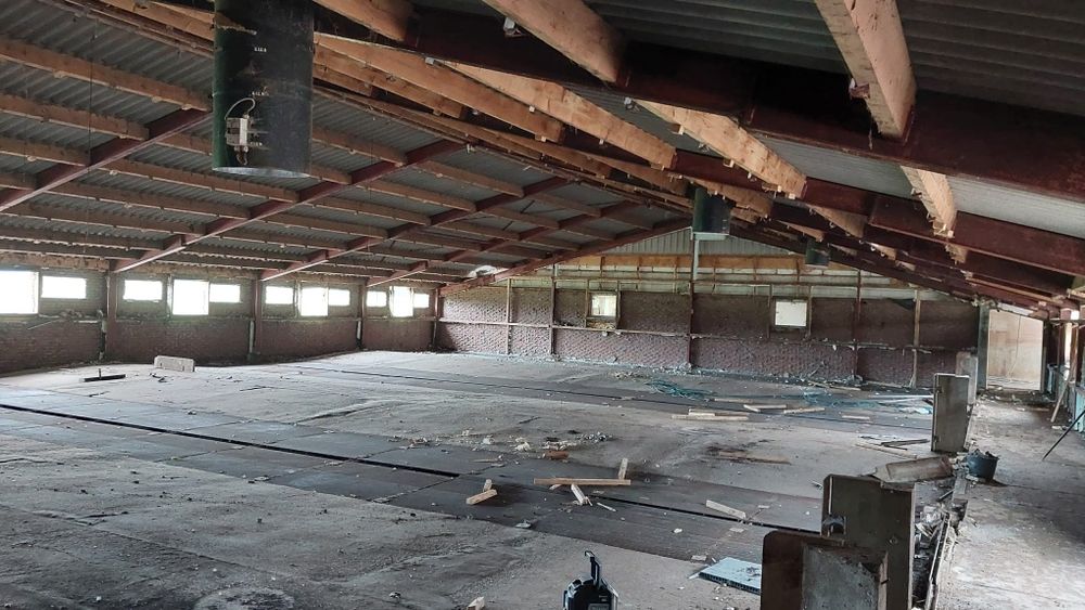 Obora Konstrukcja stalowa obory, chlewnia kurnik hala 18,80x 21m