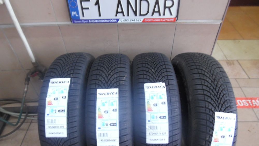 Nowe 175/65R14 DĘBICA Navigator 3 , Nowy Model, Całoroczne Warto ANDAR