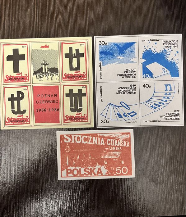 Znaczki Solidarność