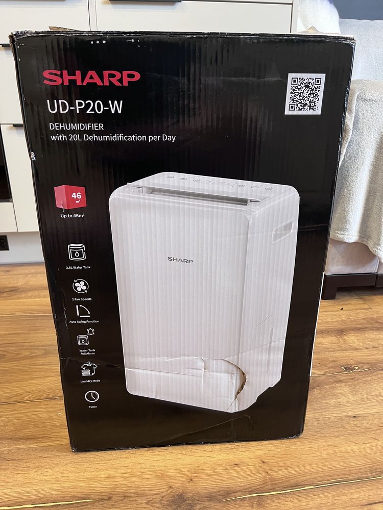 Osuszacz pochłaniacz Sharp UD-P20-W idealny, nowy