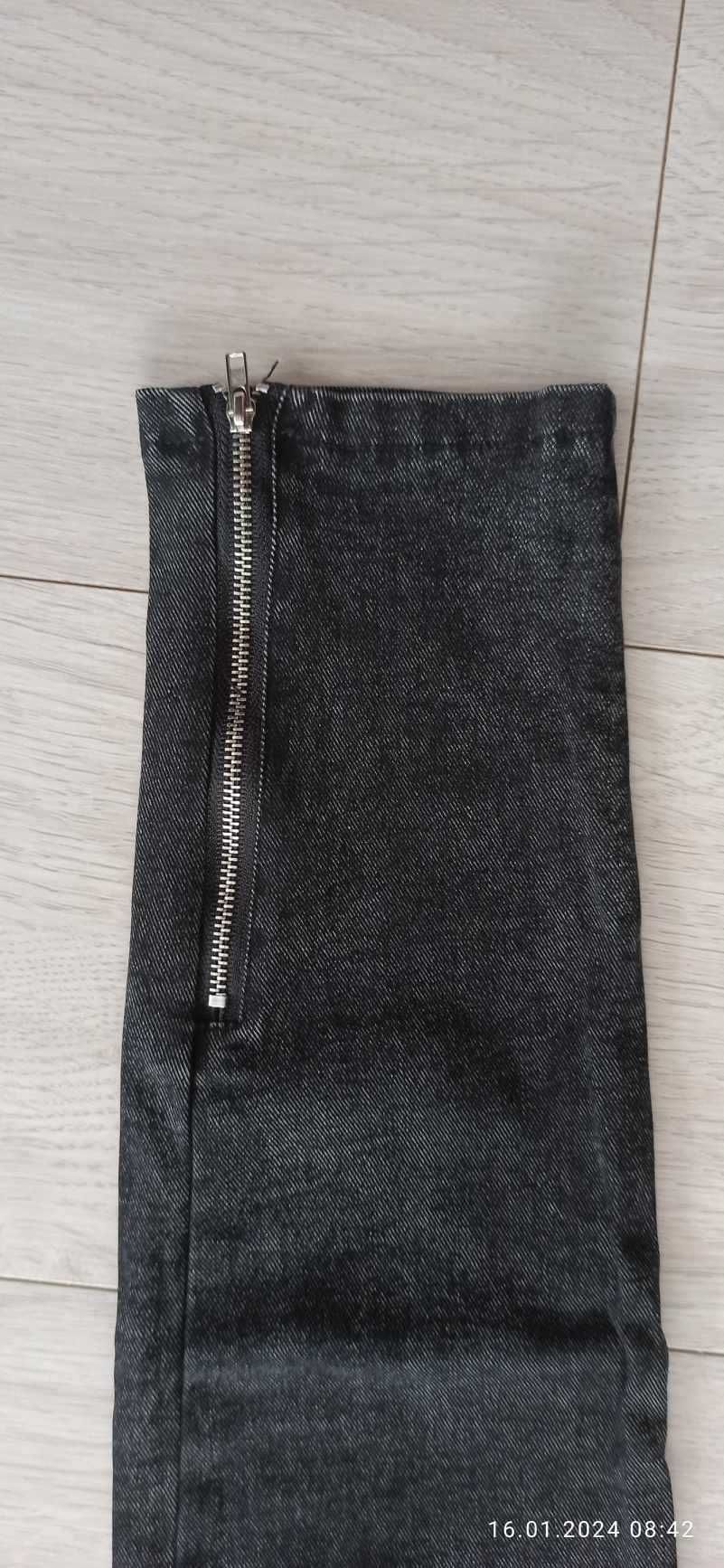 Spodnie jeans ciążowe M